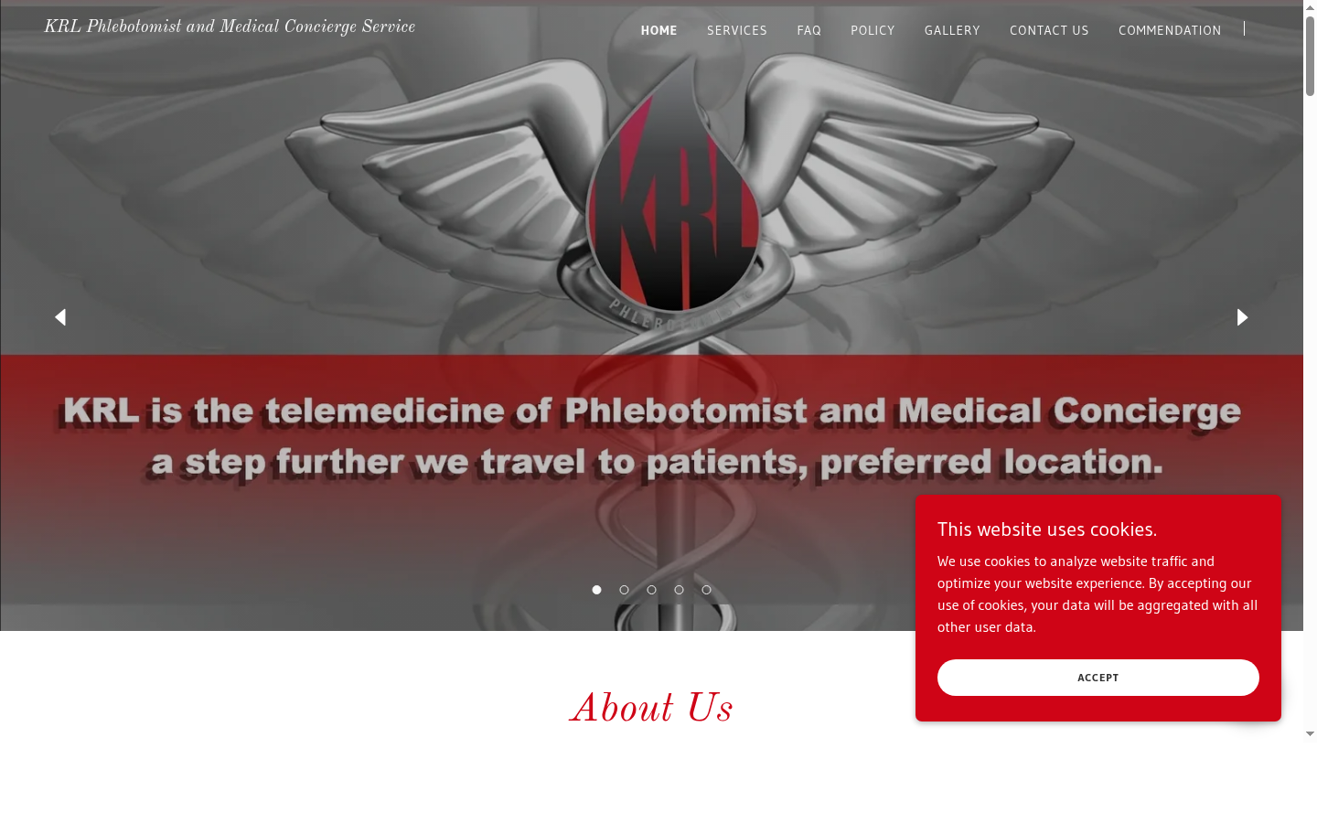 KRL Mobile Lab website screenshot