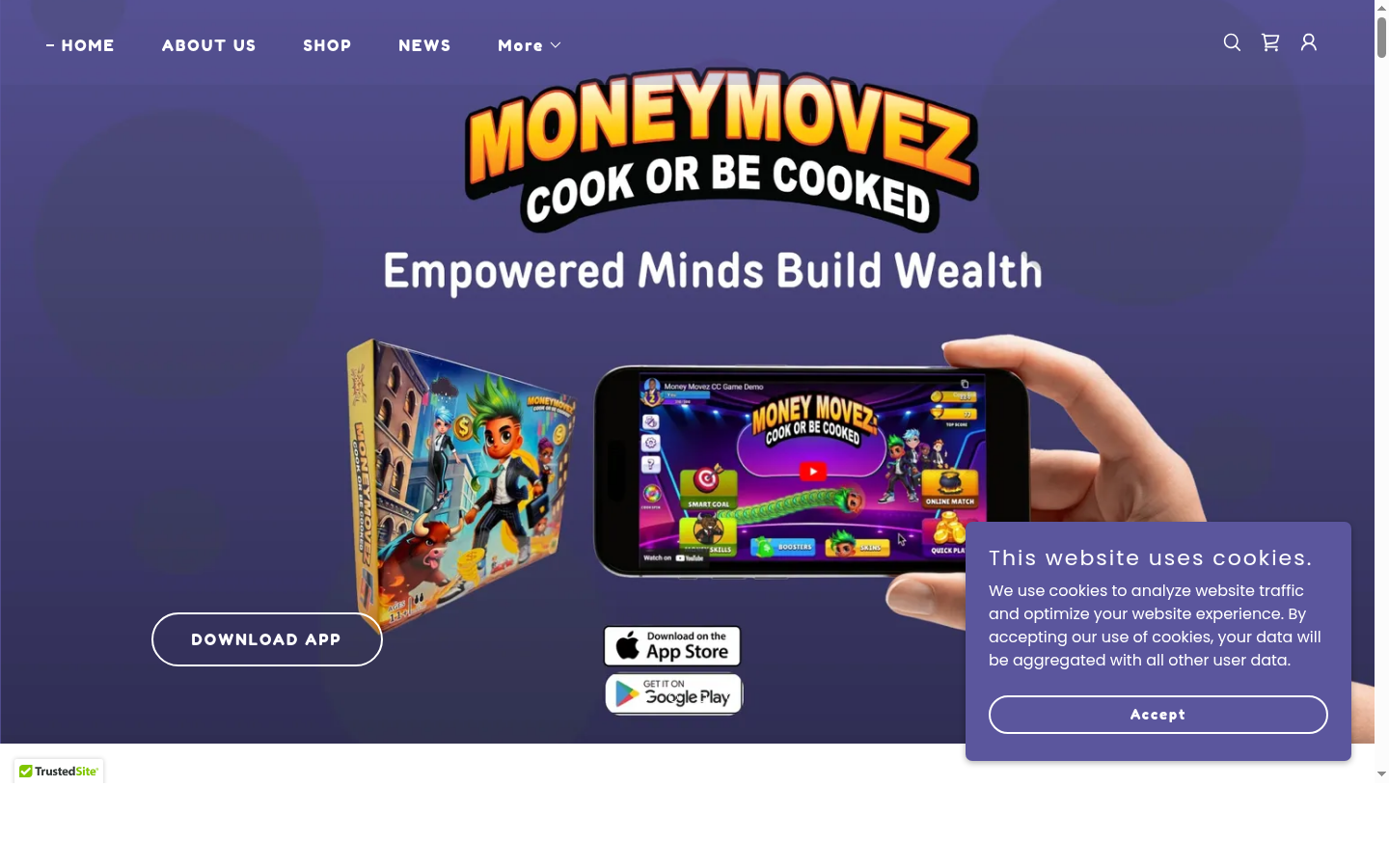 Money Movez website screenshot